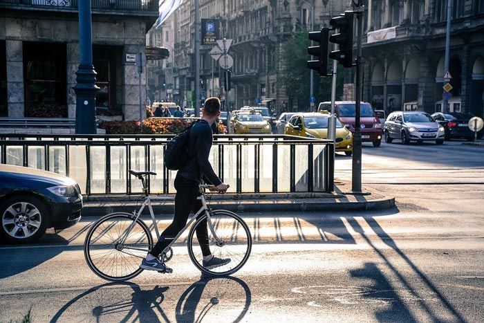 se déplacer à vélo en ville