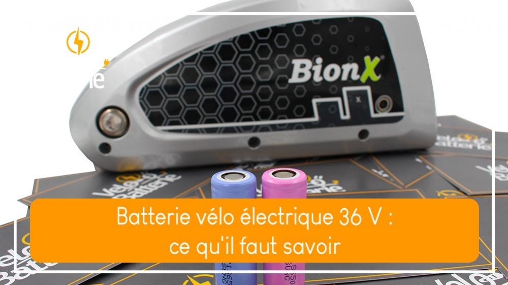 Batterie vélo électrique 36 V : ce qu'il faut savoir