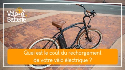 Quel est le coût du rechargement de votre vélo électrique ?
